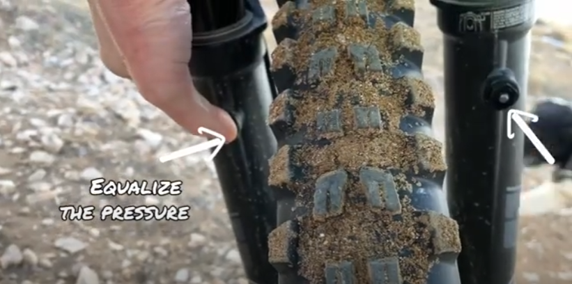 Quick Tip for Optimizing Your Front Suspension While Mountain Biking
